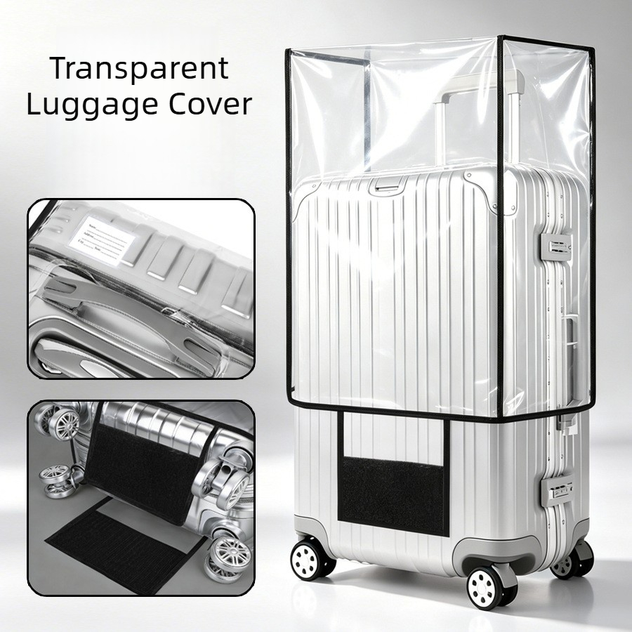 Luggage Protective Cover Transparent - Capa Transparente de PVC para Bagagem