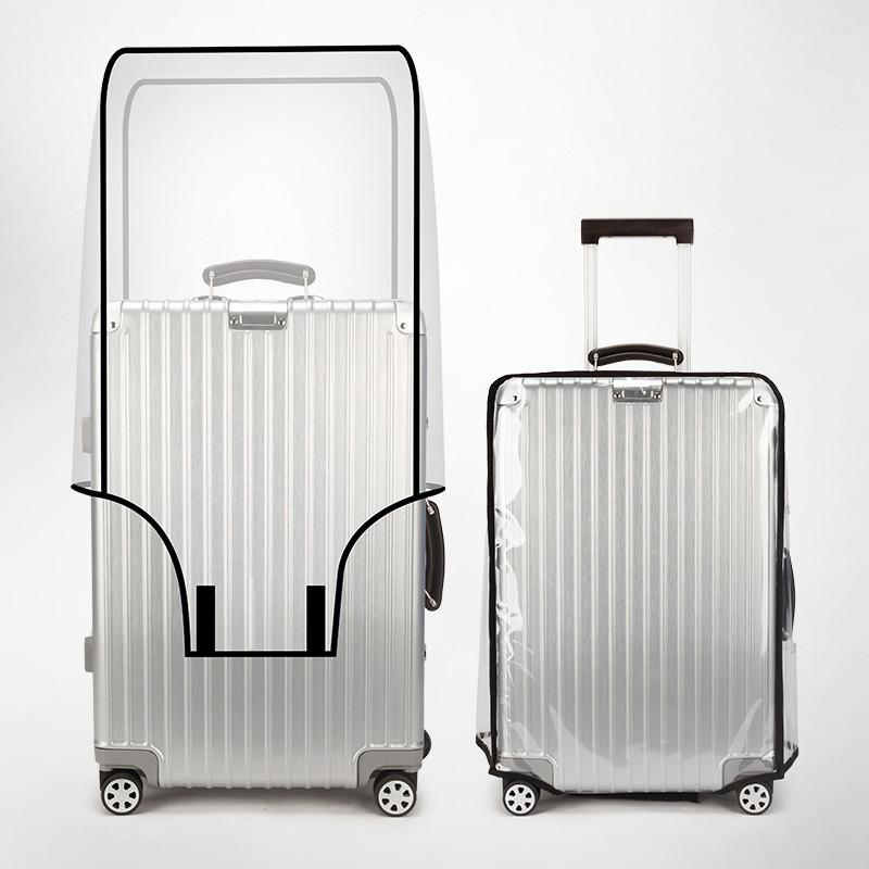 Luggage Protective Cover Transparent - Protetor de mala transparente e impermeável,