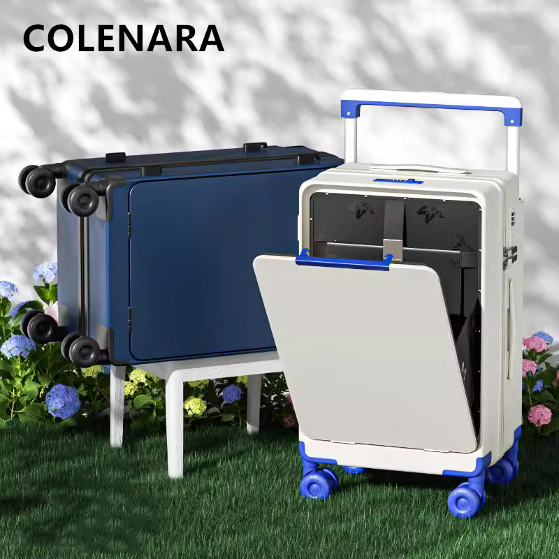Mala COLENARA ABS+PC com Abert - Front Opening Laptop Luggage 24 Inch avaliação e preço