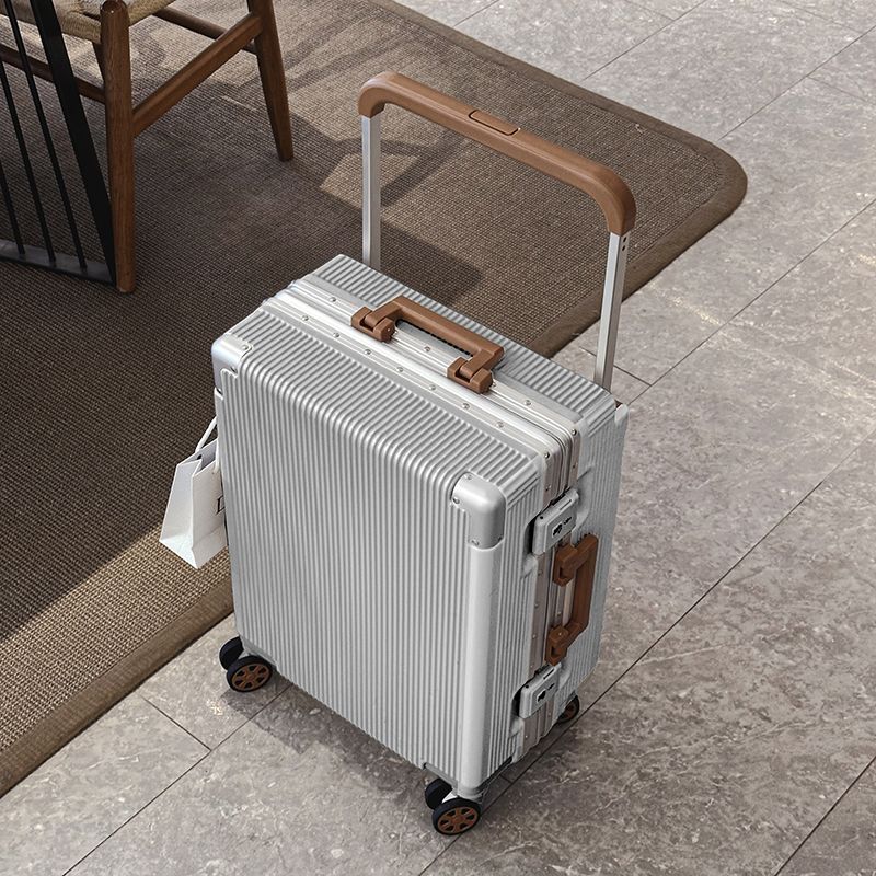 Nova Mala de Viagem com Rodas  - Aluminum Frame Carry On Luggage avaliação e preço