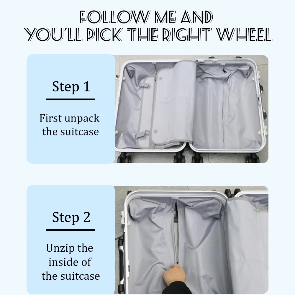 Rodas de Reposição para Malas  - Silent Replacement Luggage Wheels avaliação e preço