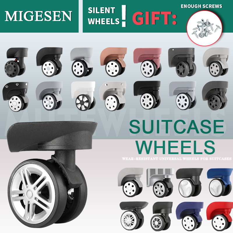 1 par de substituição de roda  - Silent Replacement Luggage Wheels avaliação e preço