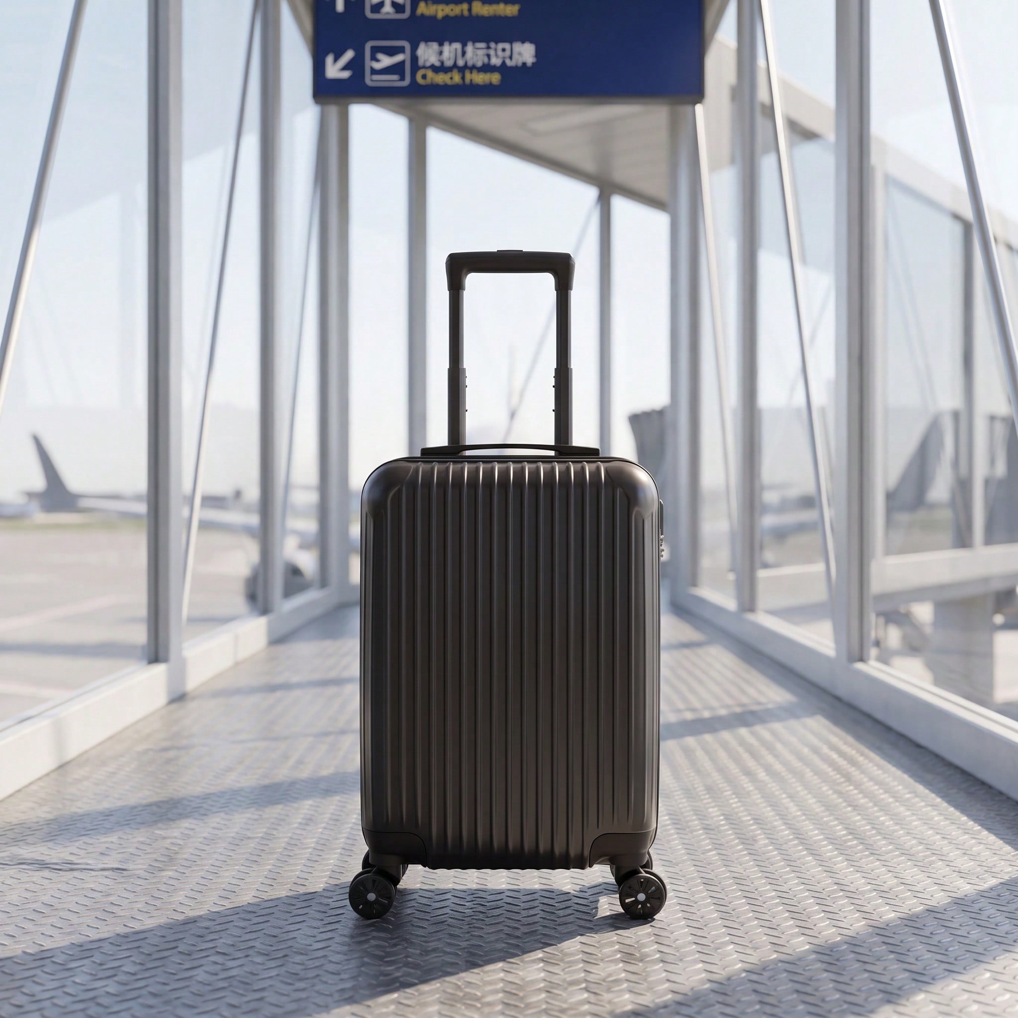 Mala de viagem rígida em ABS,  - Spinner Wheel Rolling Suitcase 20 Inch avaliação e preço