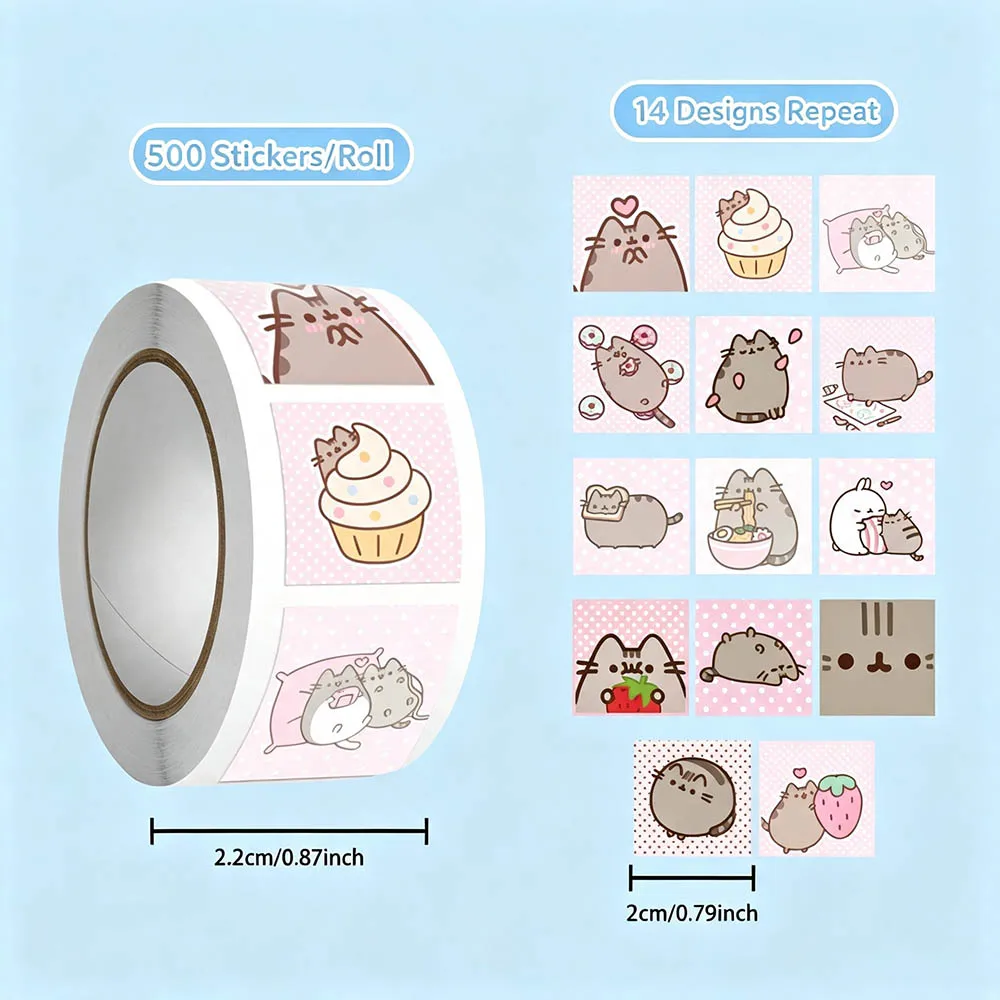 500 Adesivos de Rolos de Gato  - Handbags avaliação e preço