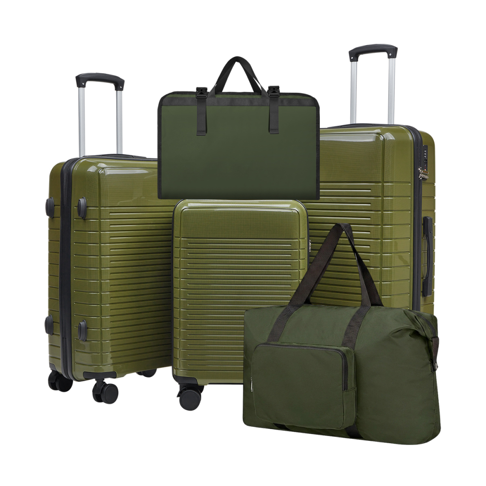 Conjunto de malas de viagem co - Spinner Wheel Rolling Suitcase 20 Inch avaliação e preço