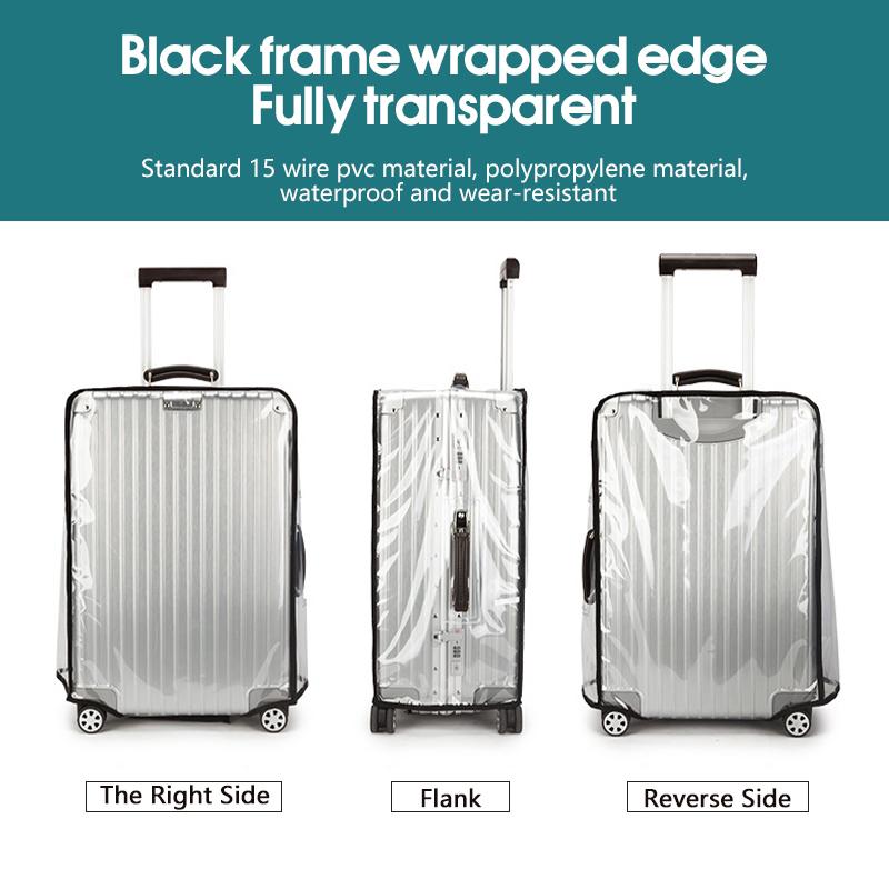 Protetor de mala transparente  - Luggage Protective Cover Transparent avaliação e preço