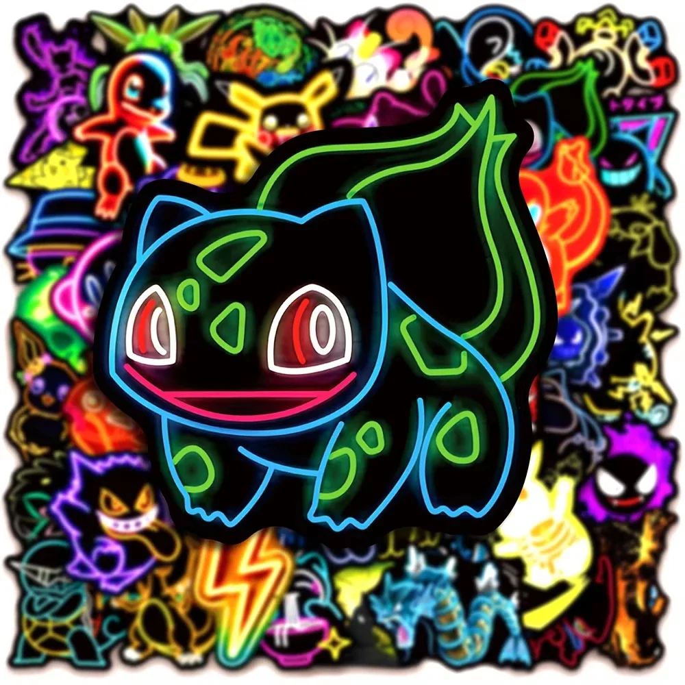 100 Adesivos Neon Pokémon à Pr - Luggage avaliação e preço