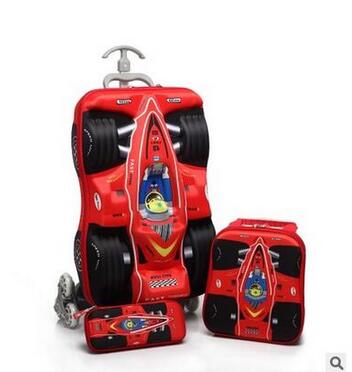 Mala de carro 3d para meninos, - Foldable Rolling Luggage Bag avaliação e preço